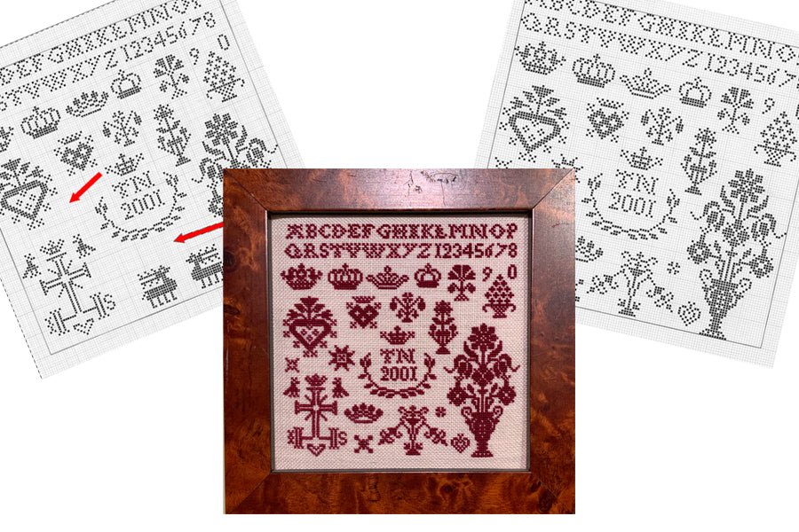 Sampler Box Design Historic Sampler Design Course - Thistle Threads