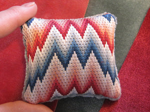 Flame Stitch Pincushion