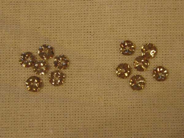 Die Stamped Gilt Spangles – Thistle Threads