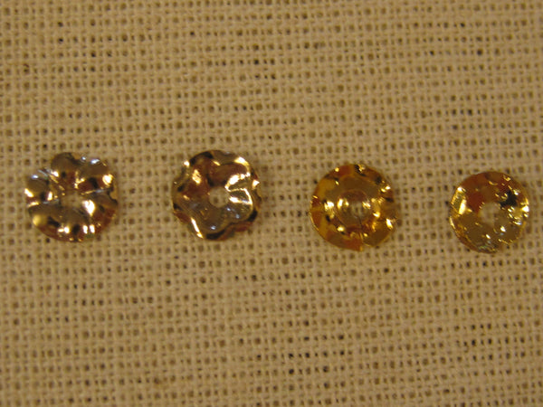 Die Stamped Gilt Spangles – Thistle Threads